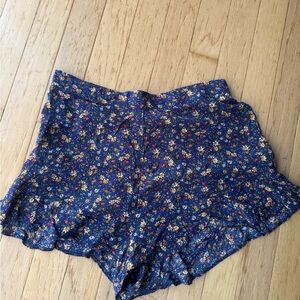 American Eagle Outfitters Navy Floral Skirt